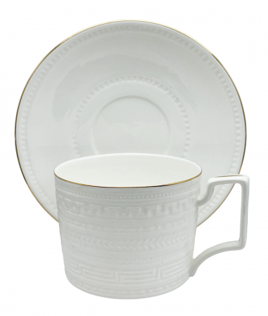 Set portelan fin, 2 Cesti si 2 Farfurii ANTOINE, 250ml [2]