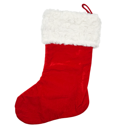 Soseta decorativa Craciun NUTCRACKER, Rosu, 43cm [1]