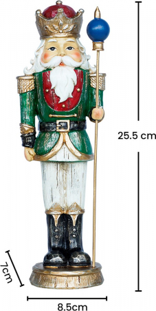 Spargatorul de Nuci KING SANTA, Verde, 25.5cm [3]