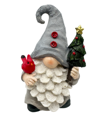 FIGURINE & PLUSURI - Spiriduș decorativ de Crăciun cu bradut FIZZY