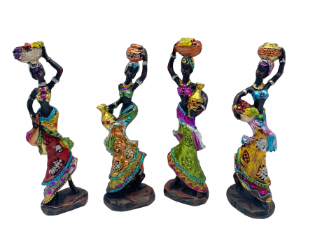 Set 2 Statuete africane BOMA, 15cm [1]
