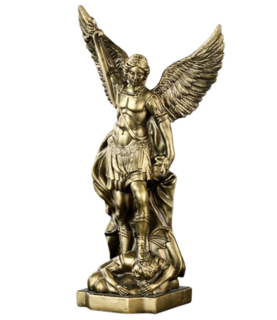 De Birou - Statuetă Arhanghelul MIHAIL - Auriu