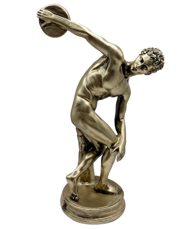 De Birou - Statuetă Discobol DISCOBOLUS auriu - 28 cm
