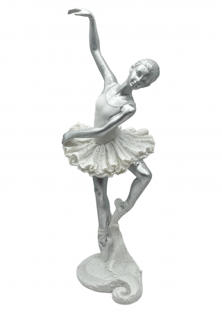 Figurine & Statuete - Statueta balerina GISELLE, Alb, 25cm