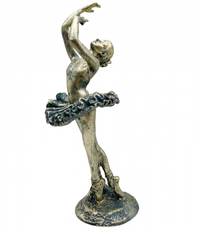 Statueta balerina ODETTE, Albastru, 24cm [1]