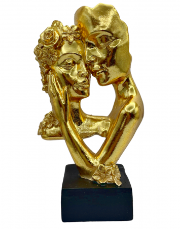 Figurine & Statuete - Statueta Cuplu TENEREZZA, Auriu