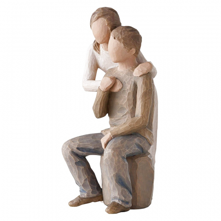 Statueta cuplu indragostiti Kindness 10x17cm, Rasina [2]