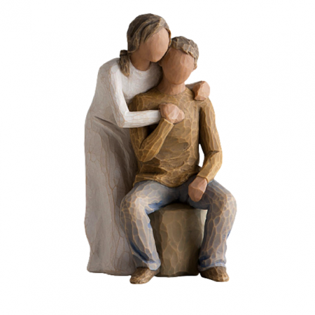 Statueta cuplu indragostiti Kindness 10x17cm, Rasina [0]