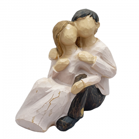 Statueta cuplu indragostiti TENDERNESS, 10x9.5cm [1]