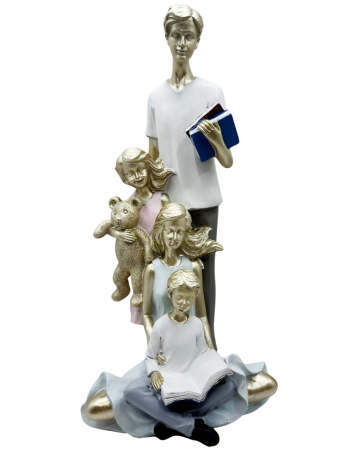 DECORATIUNI - Figurină decorativă cu familie și copii