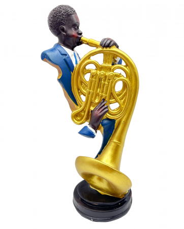 Statueta Instrumentist cu Corn Francez SAMUEL, 20cm [1]