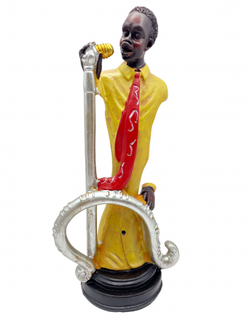 Figurine & Statuete - Statueta Cantaret cu microfon SAMUEL, 20cm