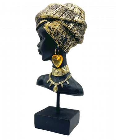 Statueta Negresa cu amfora ZURI, 30cm [3]