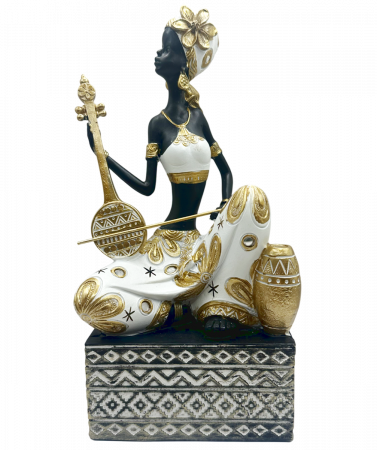 Statueta Negresa cu amfora DIKA, 13x28cm [2]