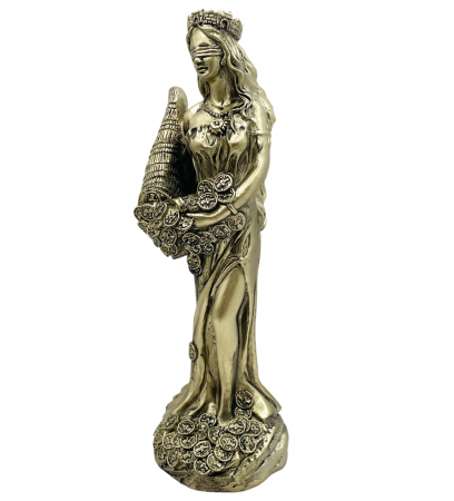 Figurine & Statuete - Statueta ZEITA FORTUNA, 23cm, Auriu
