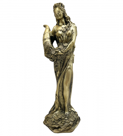 Figurine & Statuete - Statueta ZEITA FORTUNA, 27cm, Auriu