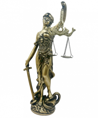 Statueta Zeita Justitiei THEMIS, Auriu, 31cm [1]