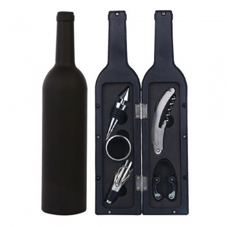 Pahare si Accesorii Bar - Sticla decorativa cu accesorii pentru vin TUSCANY, 32cm