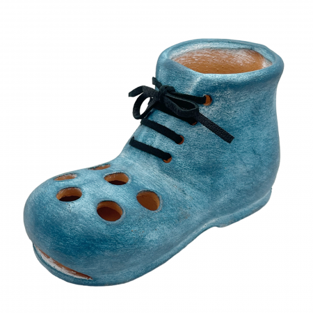 Obiecte Decorative - Suport de birou BOOT, Albastru, 15x9cm
