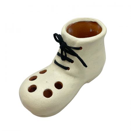 Obiecte Decorative - Suport de birou BOOT, Crem, 15x9cm