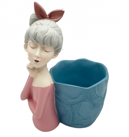 Figurine & Statuete - Suport de birou LIZBET, Roz, 16cm