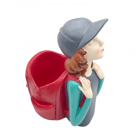 Suport de birou LIZBET, Rosu, 16cm [1]