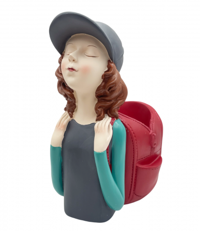 Suport de birou LIZBET, Rosu, 16cm [2]