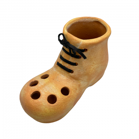 Obiecte Decorative - Suport de birou BOOT, Galben, 15x9cm