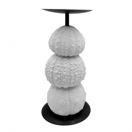 Aromaterapie - Suport lumanare MEDITERRANEO, Alb, 22cm