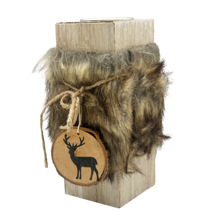 Suport rustic pentru lumânare JOLLY [1]