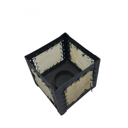 Suport lumanare ANTIQUE, Negru, 8cm [1]