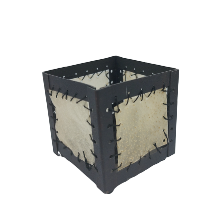 Aromaterapie - Suport lumanare ANTIQUE, Negru, 8cm
