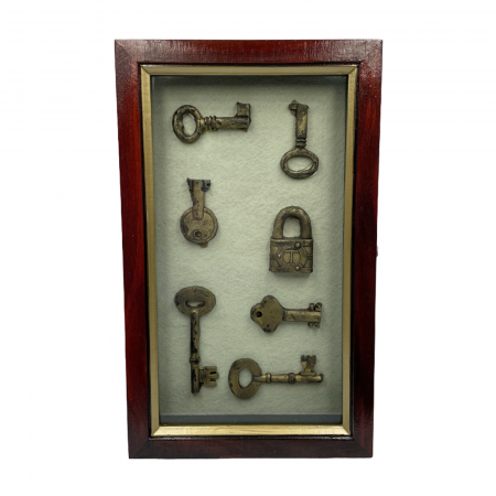 Obiecte Decorative - Cutie pentru chei CLARK, Maro, 15x25cm