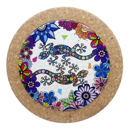 BUCATARIE & SERVIRE - Suport pentru vase fierbinti GECKO GARDEN, Pluta, 19 cm