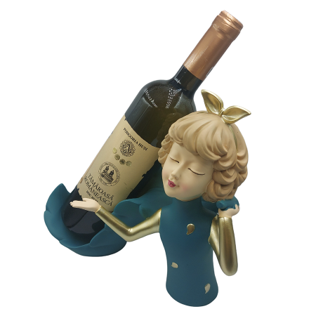 Suport pentru sticla de vin MARGOT, Turcoaz [1]