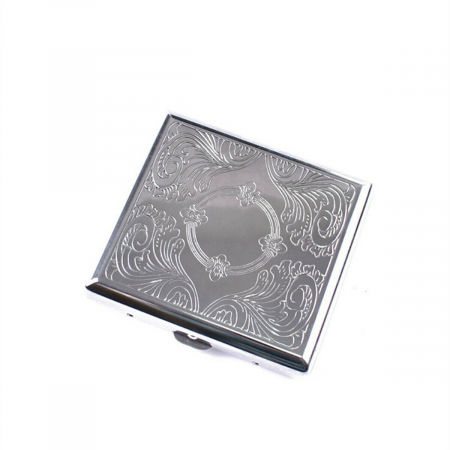 ACCESORII UTILE - Tabachera metal Slim COLIN, Argintiu
