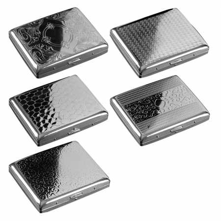 Tabachera metal Slim COLIN, Argintiu [1]