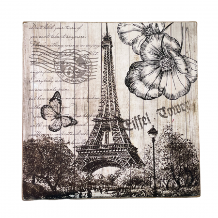 Obiecte Decorative - Tablou TOUR EIFFEL, 30x30cm