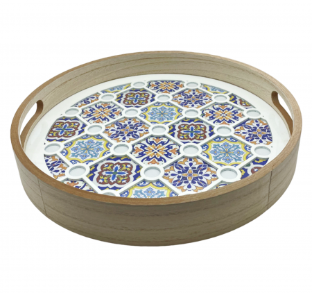 Servirea & Pregatirea Mesei - Tava rotunda cu manere CAPRI, 30cm