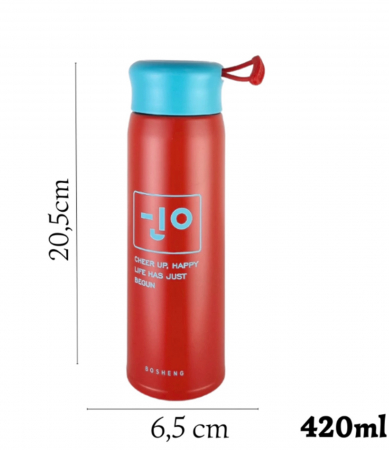 Termos inox ENJOY, Gri, 420ml [3]