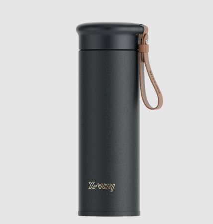 Termos din Inox THERMAL 450 ml cu Infuzor pentru Ceai și Curea de Transport [1]