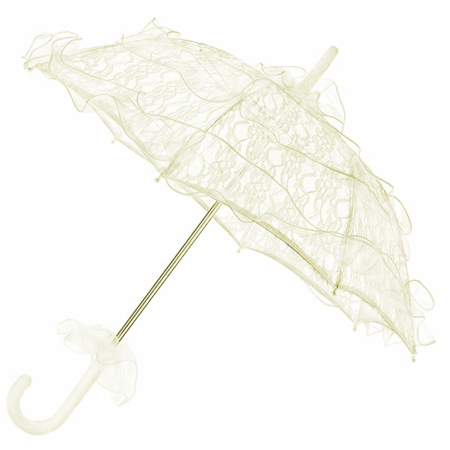 Umbrela Eleganta Crem CHARM din Dantela [0]