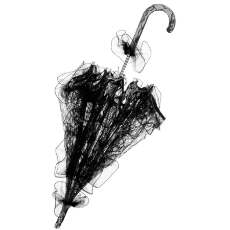 Umbrela Eleganta Neagra GOTHIC CHARM din Dantela [4]
