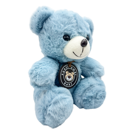 Ursulet de plus albastru SUNFLOWER cu medalion [1]