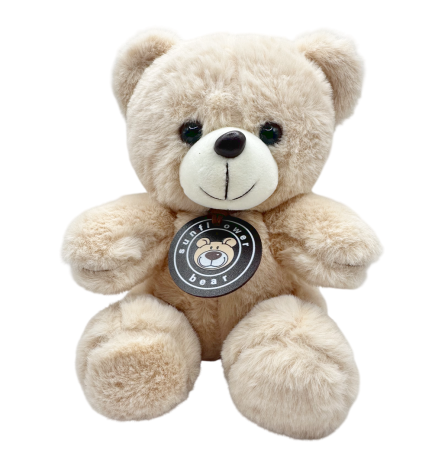 Jucarii De Plus - Ursulet de plus maro SUNFLOWER cu medalion