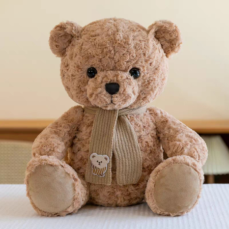 Ursulet de plus maro cu fular TEDDY [1]