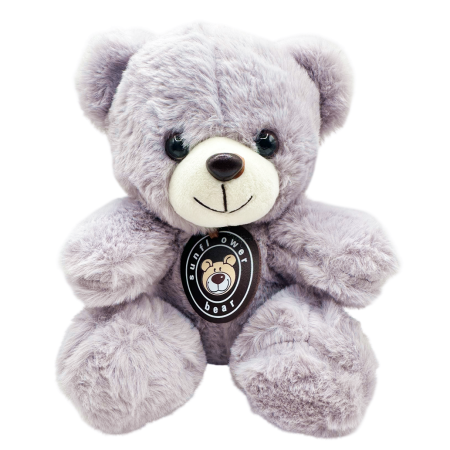 Jucarii De Plus - Ursulet de plus mov SUNFLOWER cu medalion