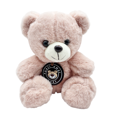 Jucarii De Plus - Ursulet de plus roz SUNFLOWER cu medalion