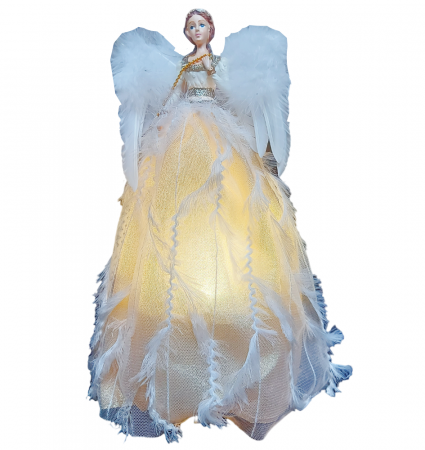 Figurina Zana cu lumina LED GRACE, Roz, 32cm [2]