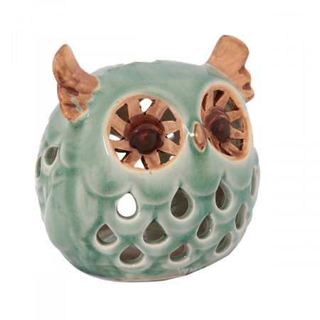 Vas ceramic pentru aromaterapie OWLIE, 7x9cm [3]